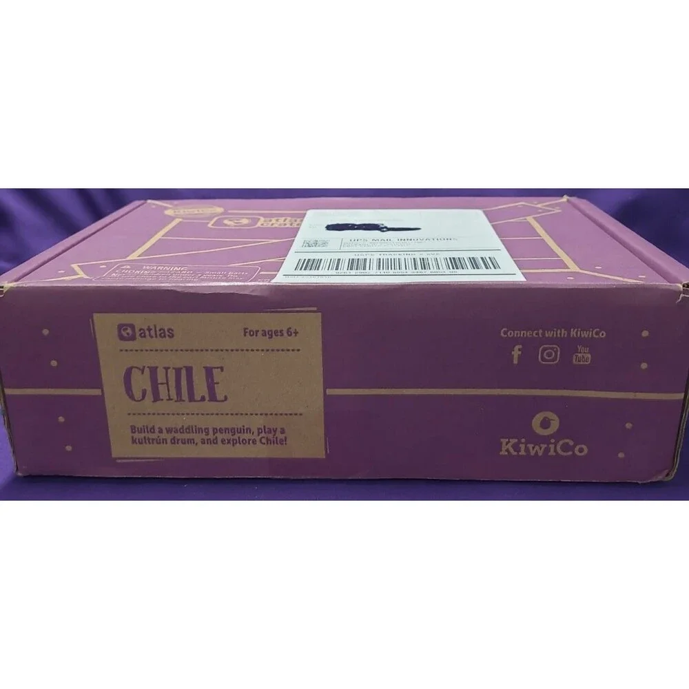 Kiwi Co Company Atlas Crate Chile Educational Kit NEW!!!